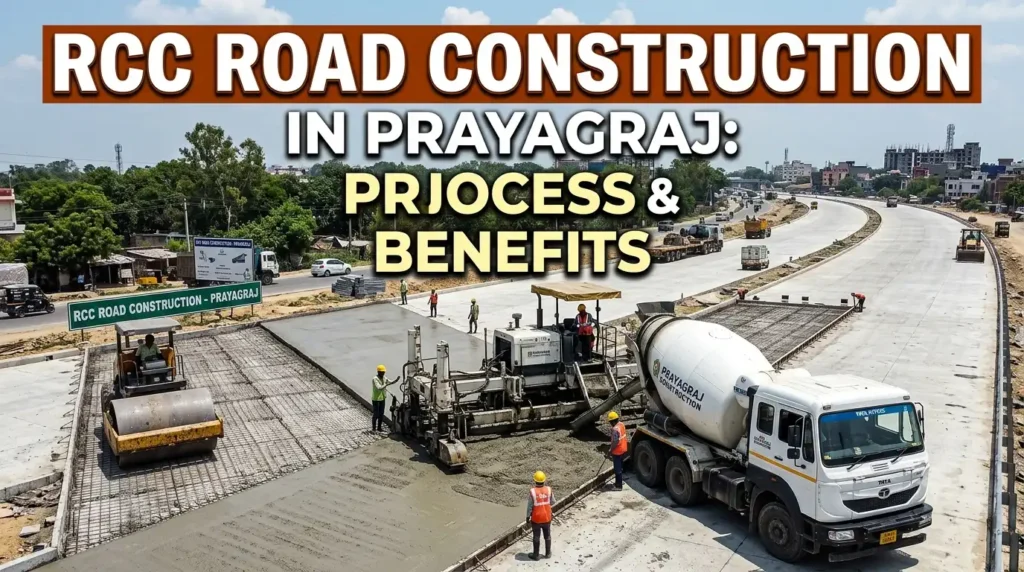 RCC Road Construction in Prayagraj