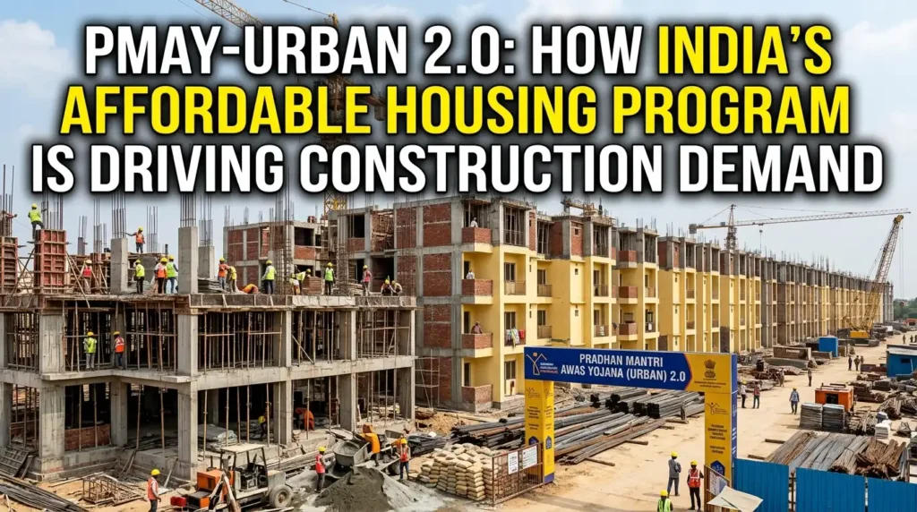 PMAY-Urban 2.0: Boosting India's Construction Demand